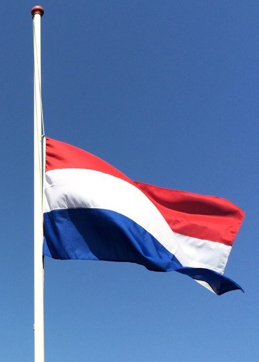 Vlag halfstok vandaag